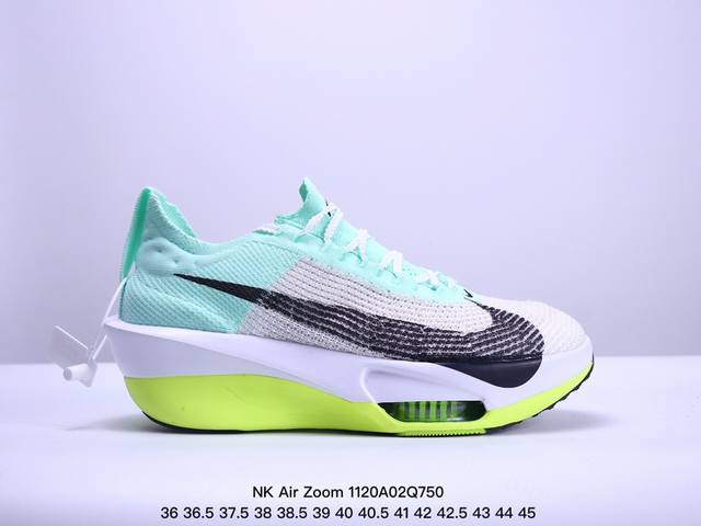 公司级nk Air Zoom Alphafly Next% 3 2024全新马拉松超级跑鞋 Fd8356-100 有史以来最轻盈、测试次数最多的nk Alpha