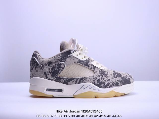 公司级nike Air Jordan 5 Retro Low 迈克尔 乔丹aj5代低帮复古休闲运动文化篮球鞋 货号:Da8016- 尺码:36 36.5 37.