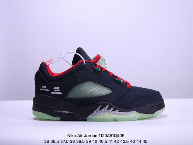 公司级nike Air Jordan 5 Retro Low 迈克尔 乔丹aj5代低帮复古休闲运动文化篮球鞋 货号:Da8016- 尺码:36 36.5 37.