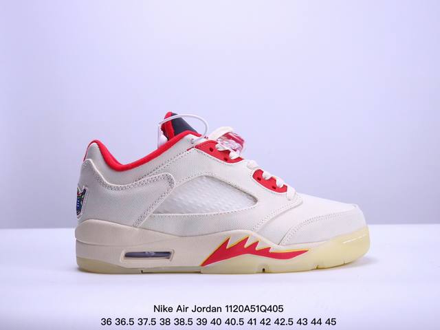 公司级nike Air Jordan 5 Retro Low 迈克尔 乔丹aj5代低帮复古休闲运动文化篮球鞋 货号:Da8016- 尺码:36 36.5 37.