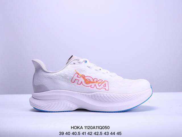 Hoka W Mach X 全新配色 这个品牌来自于新西兰的毛利语，Hoka表示大地，One One表示飞越，连起来就是飞越地平线，One One不是读作“万万