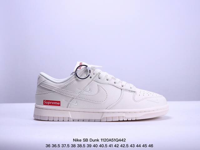 海外爆款限量发售！公司级 Nike Sb Dunk Low“Supreme联名 军绿帆布” 周年高端定制 低帮休闲板鞋 定制鞋盒 大厂纯原品质出货 超高清洁度