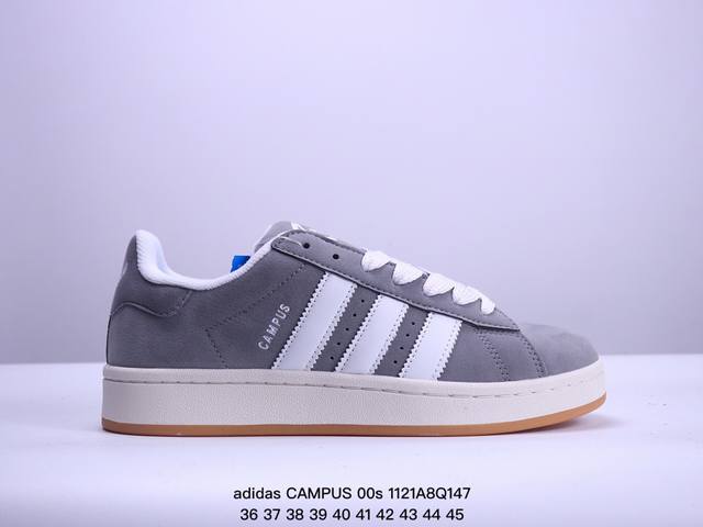 Adidas阿迪达斯.三叶草campus 00S 面包鞋复古休闲板鞋。千禧回潮！Adidas Campus 00S 经典再现！面包化的campus鞋款在今年受到