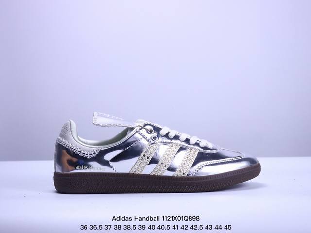 真标adidas Handball Spezial 官方正确版本 阿迪达斯经典款 复古休闲板鞋 全鞋采用反毛皮制作 牛筋耐磨大底 承载青春情怀的板鞋 经典三条杠