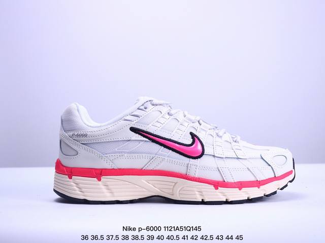 公司级！耐克nike P-6000 运动跑步鞋 采用透气材料，搭配匠心覆面，再现千禧年代的跑鞋风格，塑就大气外观。鞋款秉承 Nike Pegasus 25 和