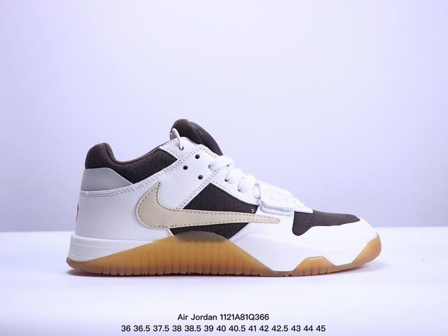 Travis Scott X Air Jordan 1 Jumpman Jack Tr 低帮倒勾 Aj1 乔丹1代 联名款复古文化篮球鞋系列 签名篮球鞋 Tra