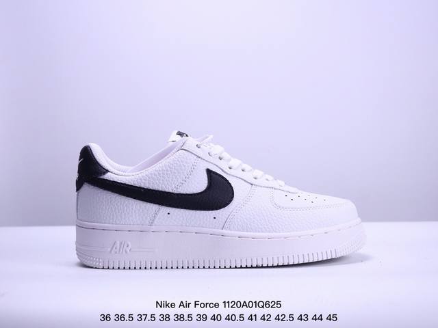 Nike Air Force 1 ′07 耐克空军一号低帮板鞋 牛皮材质 真标带半码 Size:36-45码 Xm1 Q625