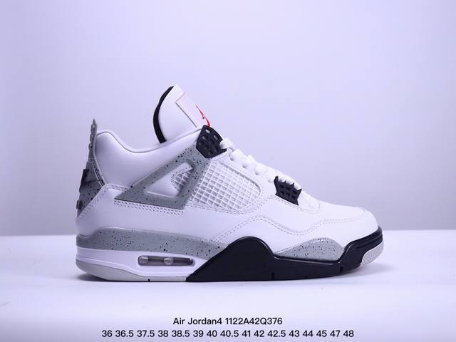 公司级aj4 Air Jordan 4 Retro ” Infrared “ Aj4乔4 男子文化篮球鞋 大厂出品 主力合作工厂 全新模具开发 纯正4代正确鞋型