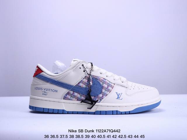 七夕限定，愿有情人终成眷属！公司级 Nike Sb Dunk Low“Supreme联名 米青” 周年高端定制 低帮休闲板鞋 定制鞋盒 大厂纯原品质出货 超高清