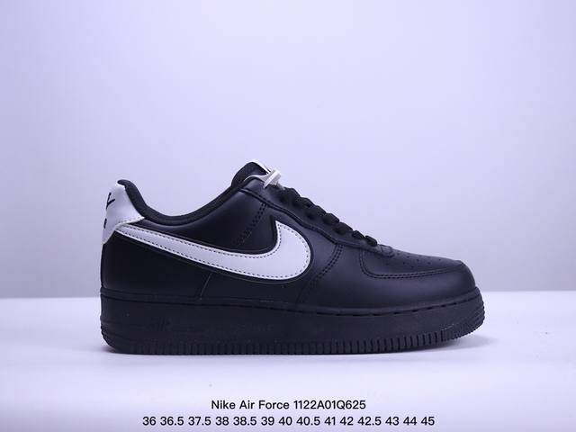 耐克nike Air Force 1 Low Retro Qs Friday 黑白星期五 空军一号低帮休闲运动板鞋 货号：Cq0492 001 码数：36 36