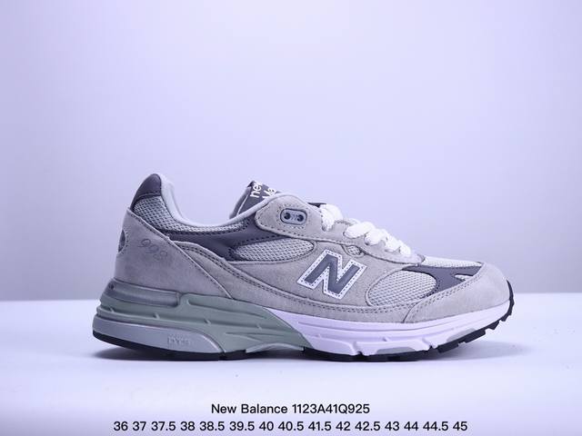 公司级真标带半码！ 新百伦new Balance In Usa Nb993系列 美产血统经典复古休闲运动百搭运动跑步鞋 Xm1123Q925