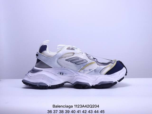 Balenciaga Cargo Sneaker 巴黎世家十一二代圆头系带 公司级版本 舒适百搭低帮生活休闲鞋老爹鞋 全套原纸板楦头开发 最原汁原味的灵魂版型