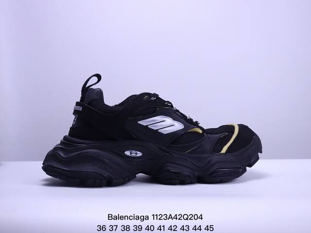 Balenciaga Cargo Sneaker 巴黎世家十一二代圆头系带 公司级版本 舒适百搭低帮生活休闲鞋老爹鞋 全套原纸板楦头开发 最原汁原味的灵魂版型