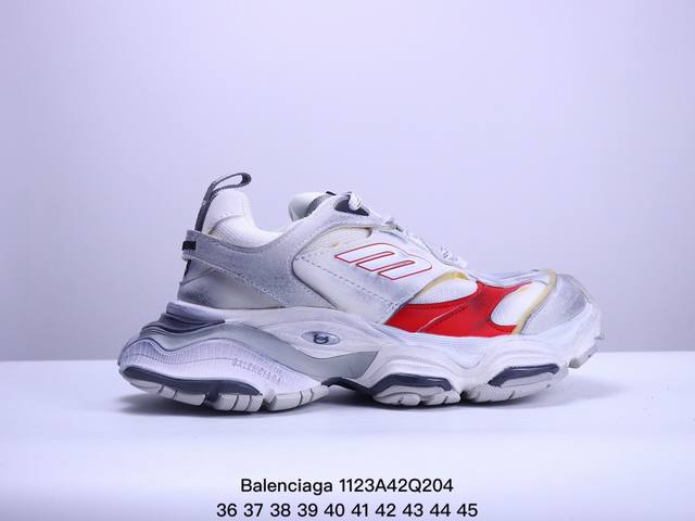 Balenciaga Cargo Sneaker 巴黎世家十一二代圆头系带 公司级版本 舒适百搭低帮生活休闲鞋老爹鞋 全套原纸板楦头开发 最原汁原味的灵魂版型