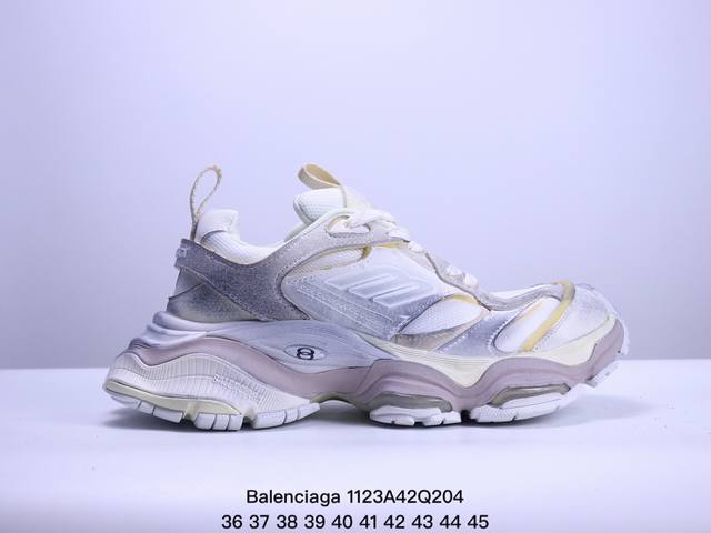 Balenciaga Cargo Sneaker 巴黎世家十一二代圆头系带 公司级版本 舒适百搭低帮生活休闲鞋老爹鞋 全套原纸板楦头开发 最原汁原味的灵魂版型