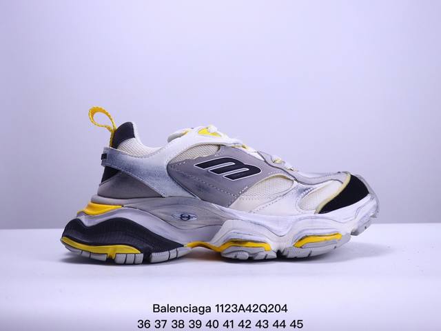 Balenciaga Cargo Sneaker 巴黎世家十一二代圆头系带 公司级版本 舒适百搭低帮生活休闲鞋老爹鞋 全套原纸板楦头开发 最原汁原味的灵魂版型