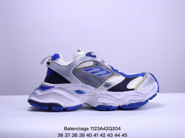 Balenciaga Cargo Sneaker 巴黎世家十一二代圆头系带 公司级版本 舒适百搭低帮生活休闲鞋老爹鞋 全套原纸板楦头开发 最原汁原味的灵魂版型