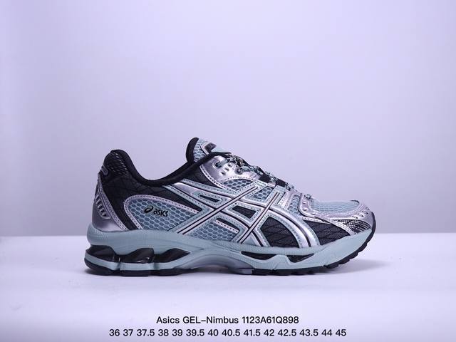 公司级asics Gel-Nimbus 10.1 亚瑟士 复古先锋 潮流 拼接耐磨 低帮休闲跑步鞋 货号: 3A543-002 尺码:36 37 37.5 38