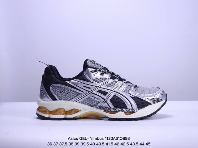 公司级asics Gel-Nimbus 10.1 亚瑟士 复古先锋 潮流 拼接耐磨 低帮休闲跑步鞋 货号: 3A543-002 尺码:36 37 37.5 38