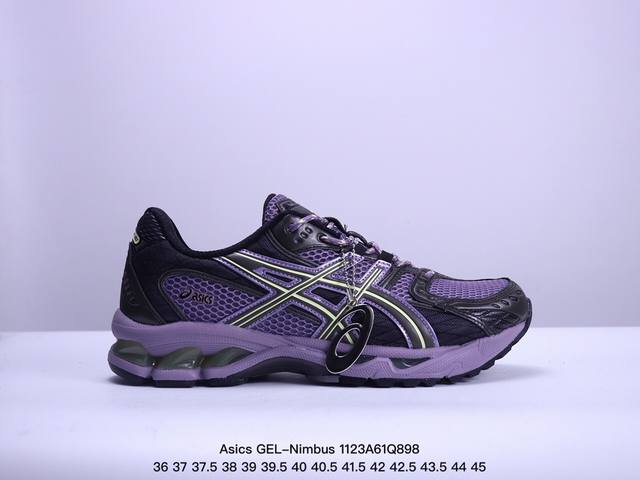 公司级asics Gel-Nimbus 10.1 亚瑟士 复古先锋 潮流 拼接耐磨 低帮休闲跑步鞋 货号: 3A543-002 尺码:36 37 37.5 38