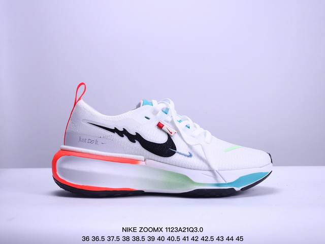 公司级真标带半码！ 耐克nike Zoomx Invincible Run Fk3 短跑马拉松系带系列轻量休闲运动慢跑鞋：36 36.5 37 38 38.5