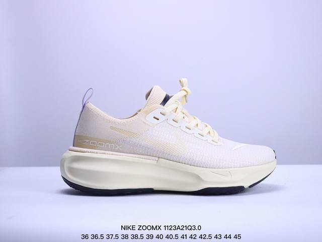 公司级真标带半码！ 耐克nike Zoomx Invincible Run Fk3 短跑马拉松系带系列轻量休闲运动慢跑鞋：36 36.5 37 38 38.5