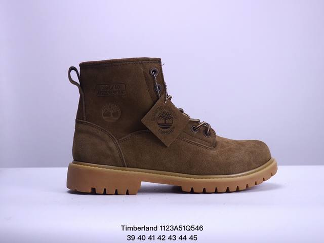 Timberland添柏岚 天伯伦户外高帮休闲大黄靴系列 #广东大厂品质 原盒原包装 #24Ss新款 时尚潮流搭配 面料采用意大利顶级磨砂细纹牛皮 搭配防臭防腐