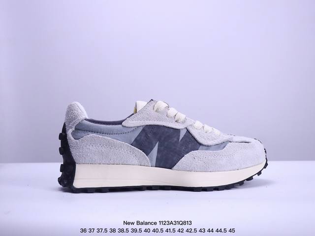 公司级new Balance Ms327 复古休闲运动慢跑鞋 以更纯粹的复古风格设计打造的全新造型 侧身还以解构设计 将 N 字标志以做旧压花样式呈现 官方货号