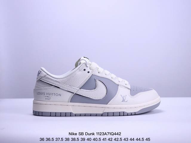 海外爆款限量发售！公司级 Nike Sb Dunk Low“Lv联名 周年高端定制 低帮休闲板鞋 定制鞋盒 大厂纯原品质出货 超高清洁度 皮料切割干净无任何毛边