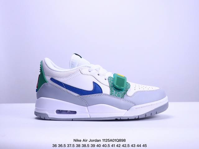 真标nike Air Jordan Legacy 312 Low耐克乔丹三合一混合版本低帮文化休闲运动篮球鞋 货号:Cd9054- 尺码:36 36.5 37.