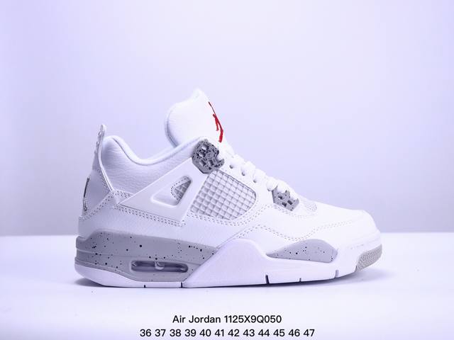 真标nike Air Jordan 4 Retro 耐克迈克尔 乔丹aj4代中帮复古休闲运动文化篮球鞋 货号:Cz 09-100 尺码:36-47 Xm1125