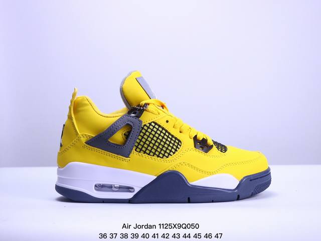 真标nike Air Jordan 4 Retro 耐克迈克尔 乔丹aj4代中帮复古休闲运动文化篮球鞋 货号:Cz 09-100 尺码:36-47 Xm1125