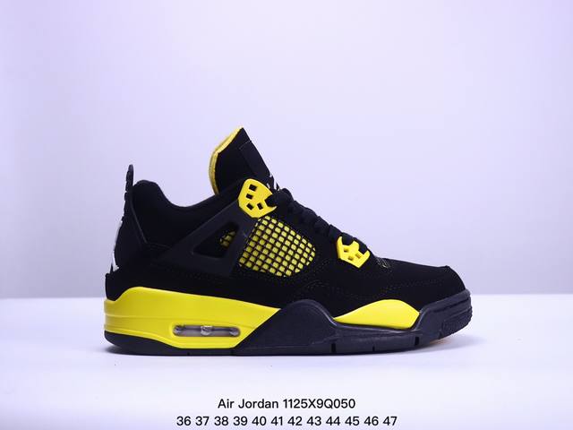 真标nike Air Jordan 4 Retro 耐克迈克尔 乔丹aj4代中帮复古休闲运动文化篮球鞋 货号:Cz 09-100 尺码:36-47 Xm1125