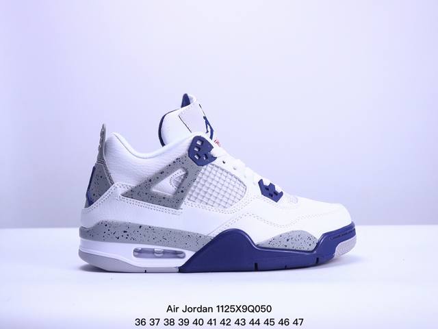 真标nike Air Jordan 4 Retro 耐克迈克尔 乔丹aj4代中帮复古休闲运动文化篮球鞋 货号:Cz 09-100 尺码:36-47 Xm1125