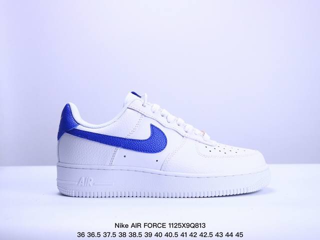 真标耐克nike Air Force 1‘07 空军一号低帮百搭休闲运动板鞋。柔软、弹性十足的缓震性能和出色的中底设计，横跨复古与现代的外型结合，造就出风靡全球