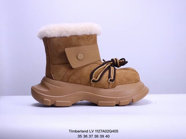 新货lv X Timberland Lv联名添柏岚大黄靴 顶奢流量品牌与时代经典的结合之作 代购专供品质 高弹modern 外置防滑橡塑发泡超轻大底 系带设计