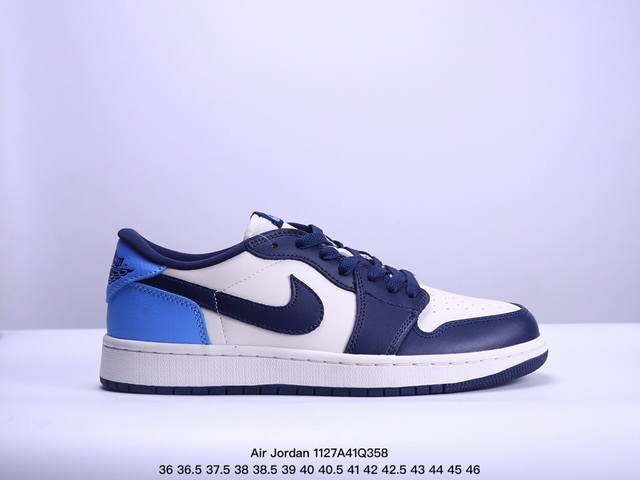 耐克 乔丹air Jordan 1 Low Aj1 乔1 乔丹1代aj1 低帮复古文化休闲运动篮球鞋。从1985 年面世的元年款汲取设计灵感，采用简洁大方的经典