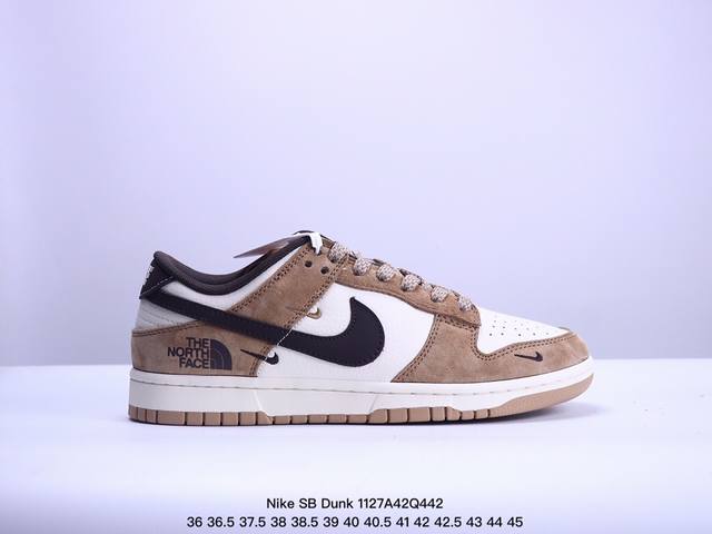 海外爆款限量发售！公司级 Nike Sb Dunk Low“ 石头岛supreme联名 藏蓝米白” 周年高端定制 低帮休闲板鞋 定制鞋盒 大厂纯原品质出货 超高