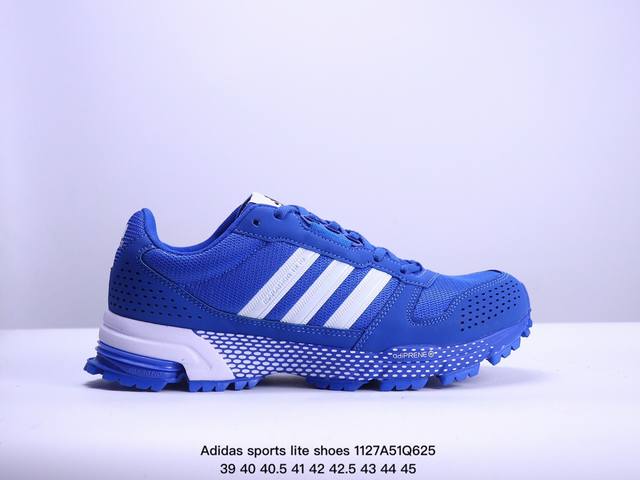 阿迪达斯adidas Aerobounce Sports Lite Shoes马拉松 网面透气阿尔法联名款贾卡面缓震跑鞋 货号：D96615 码数：39 40