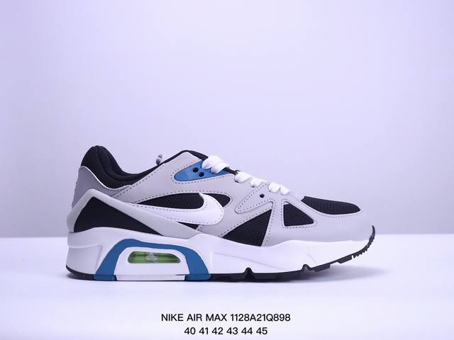 真标耐克nikeair Max 9611男女子气垫缓震耐磨运动鞋时尚潮流休闲透气跑步鞋 选用网眼鞋面，脚感舒适透气。鞋舌、鞋侧及后跟处饰有品牌标识，简约大气又时