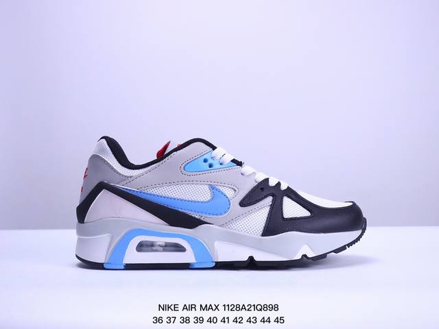 真标耐克nikeair Max 9611男女子气垫缓震耐磨运动鞋时尚潮流休闲透气跑步鞋 选用网眼鞋面，脚感舒适透气。鞋舌、鞋侧及后跟处饰有品牌标识，简约大气又时