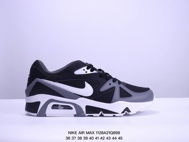 真标耐克nikeair Max 9611男女子气垫缓震耐磨运动鞋时尚潮流休闲透气跑步鞋 选用网眼鞋面，脚感舒适透气。鞋舌、鞋侧及后跟处饰有品牌标识，简约大气又时