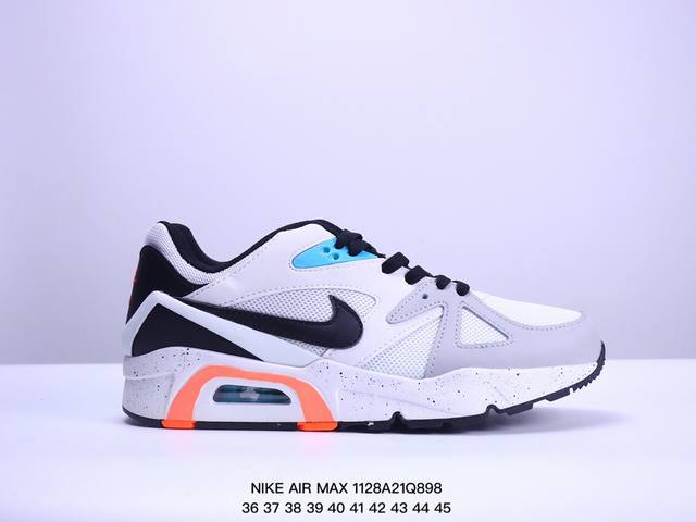 真标耐克nikeair Max 9611男女子气垫缓震耐磨运动鞋时尚潮流休闲透气跑步鞋 选用网眼鞋面，脚感舒适透气。鞋舌、鞋侧及后跟处饰有品牌标识，简约大气又时