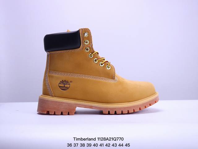 公司级 Timberland 天伯伦经典款大黄靴 七孔男码 61 六孔女码10361 经典再造 全新升级 原单防水皮料 注塑大底 原厂防伪标紫光灯可扫 最新工艺