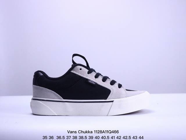 Vans Chukka Push 防滑耐磨 低帮 板鞋 男女同款 黑米黑经典款 尺码：35 36 36.5 37 38 38.5 39 40 40.5 41 4