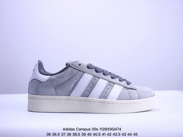 Adidas Originals Campus 00S 学院系列 面包风经典复古低帮百搭休闲运动板鞋 货号：Gy9472 尺码：36～45 Xm1128Q474