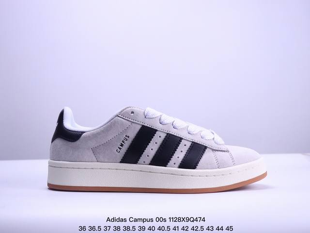 Adidas Originals Campus 00S 学院系列 面包风经典复古低帮百搭休闲运动板鞋 货号：Gy9472 尺码：36～45 Xm1128Q474