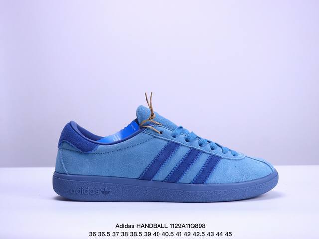 阿迪达斯 Adidas Handball Spezial 三叶草学院风橡胶底柔复古休闲板鞋 码数：36 36.5 37 38 38.5 39 40 40.5 4