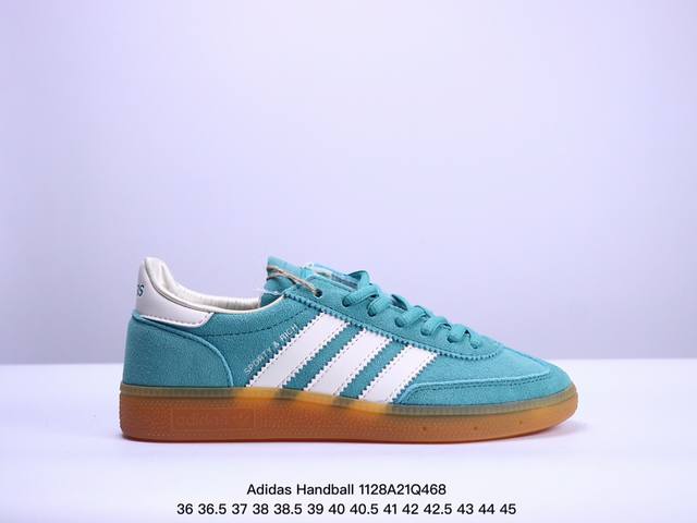 Adidas Handball Spezial 三叶草手球特别版圣帕特里克节联名款 全鞋采用yezzy500一样的皮料 灯芯绒皮面材质 特殊工艺技术 原盒包装