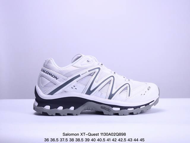 公司级salomon Xt-Quest Adv Beige “ 萨洛蒙 探索者系列户外越野跑鞋 410588 28鞋面采用sensifit贴合技术 全方位贴合包